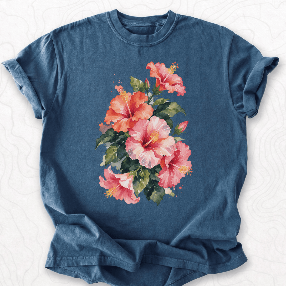 Watercolor Hibiscus T-shirt