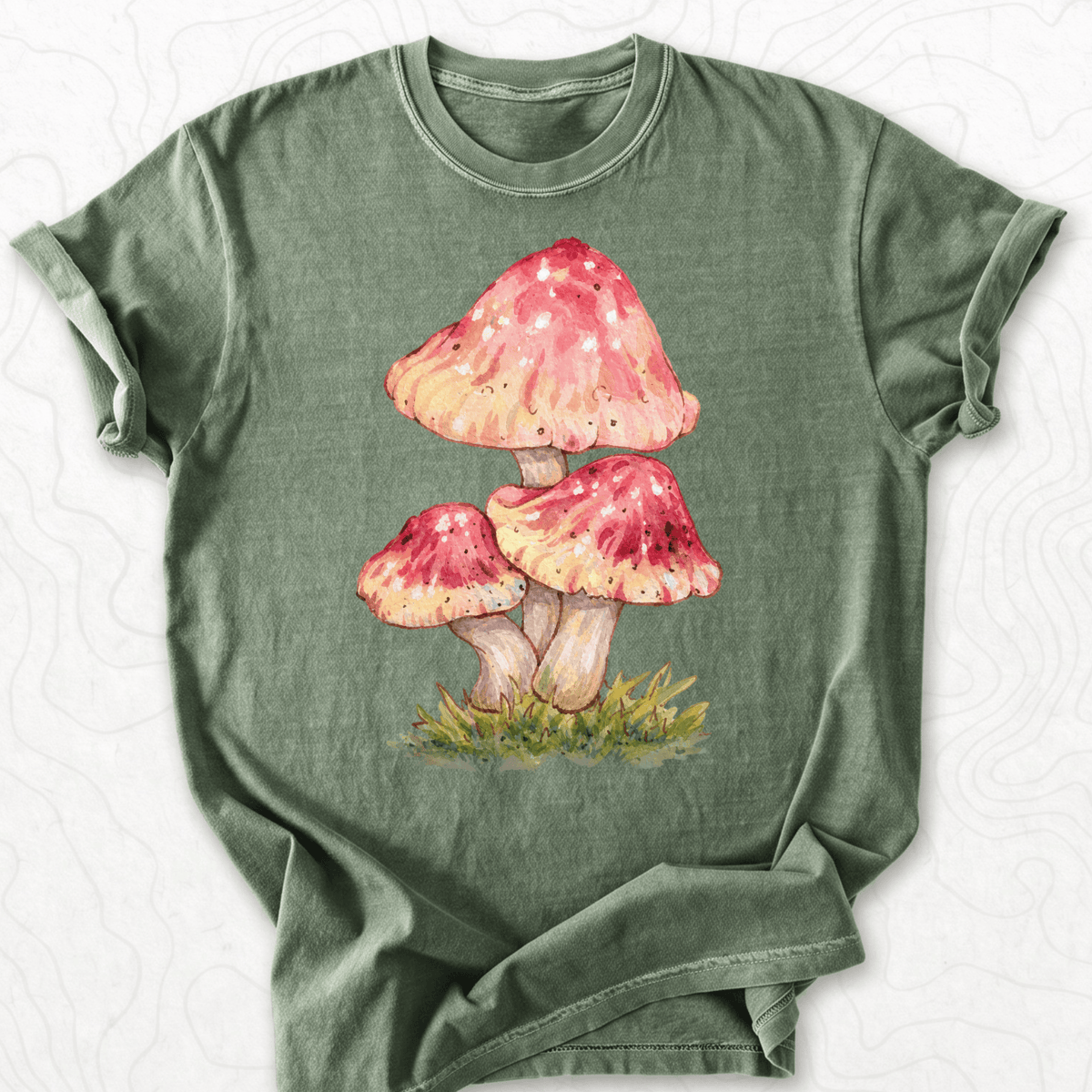 Watercolor Mushrooms T-shirt