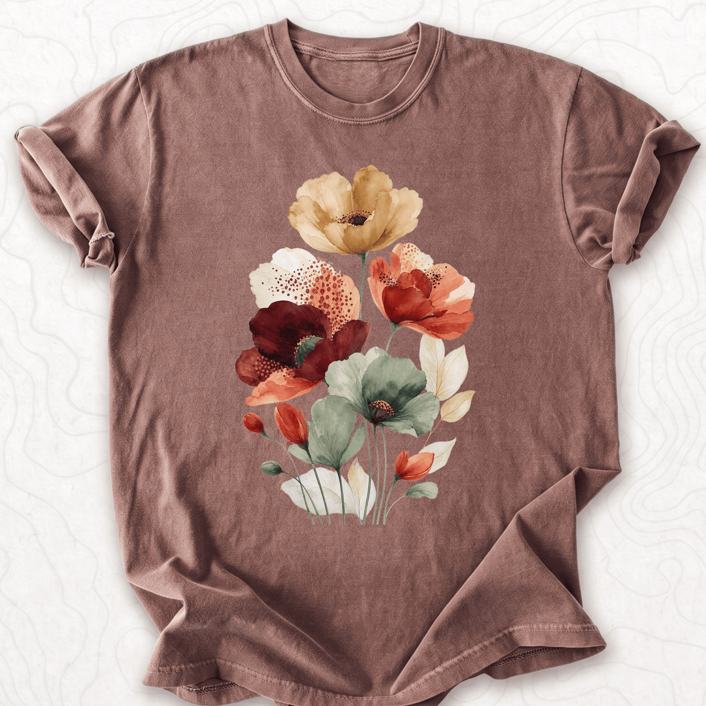 Watercolor Poppies T-shirt