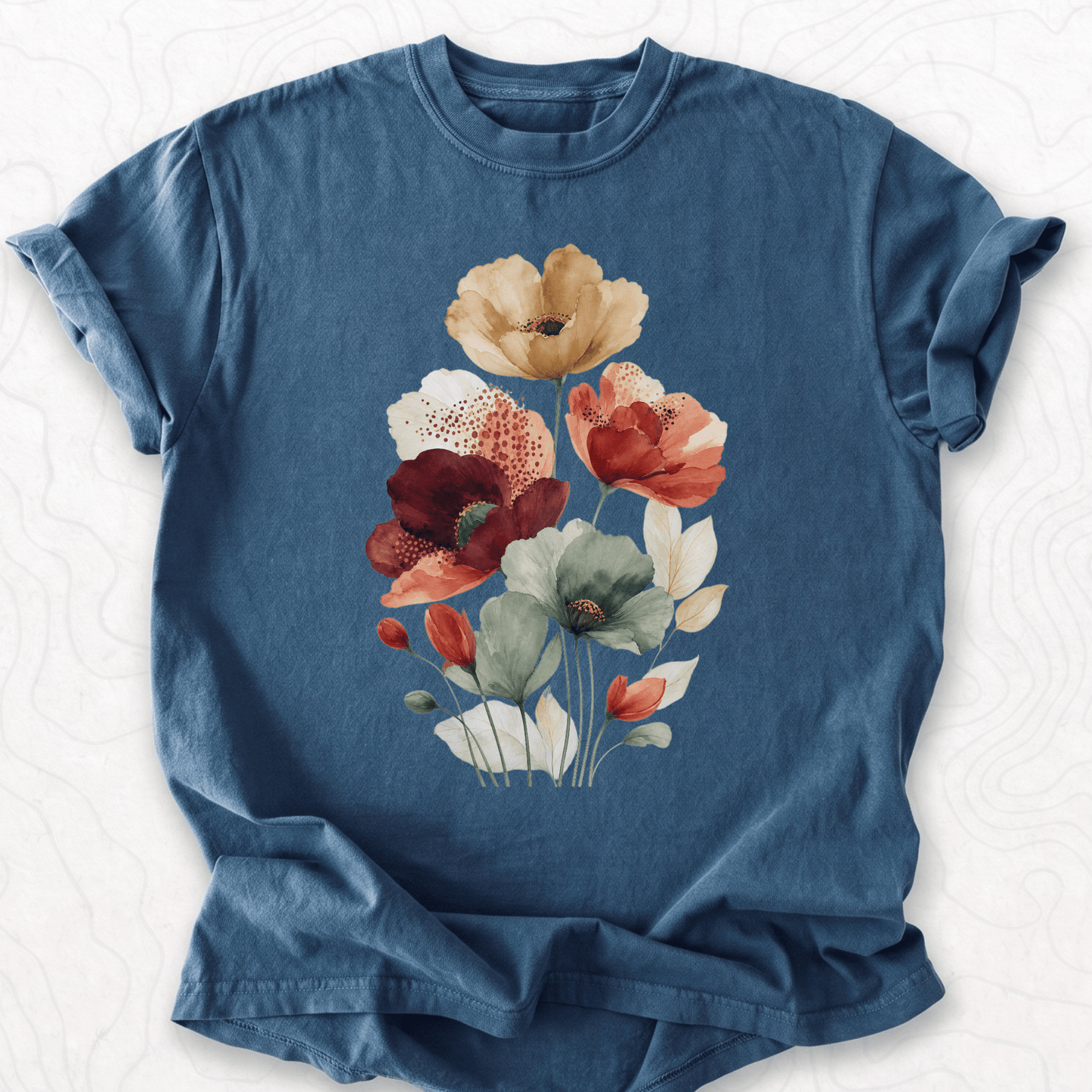 Watercolor Poppies T-shirt