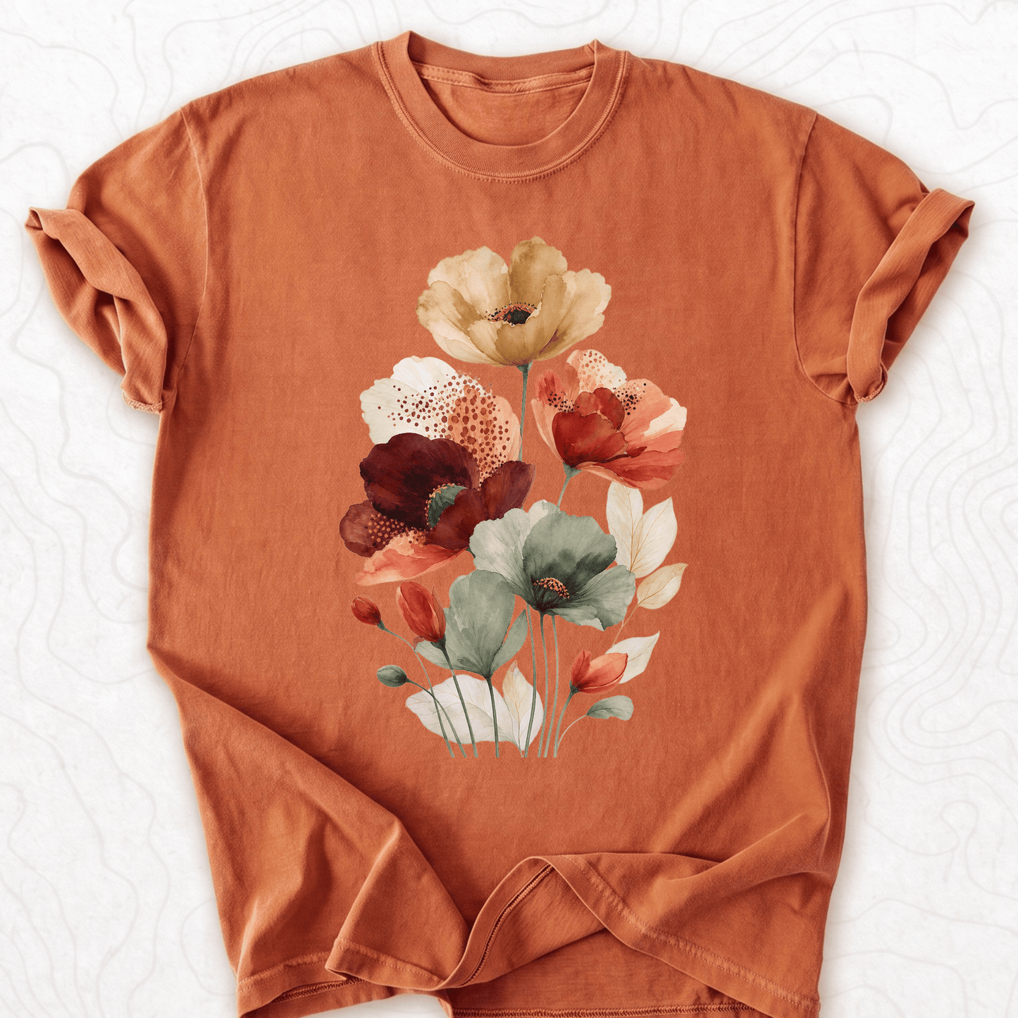 Watercolor Poppies T-shirt