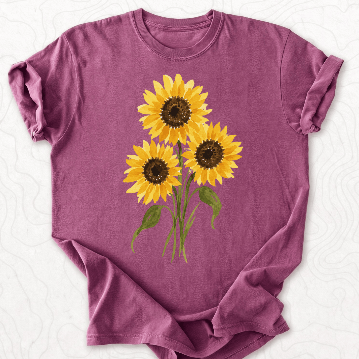 Watercolor Sunflowers T-shirt