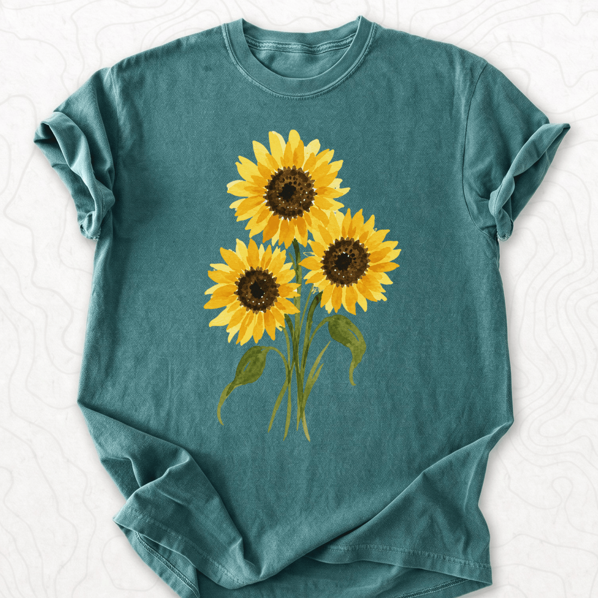 Watercolor Sunflowers T-shirt