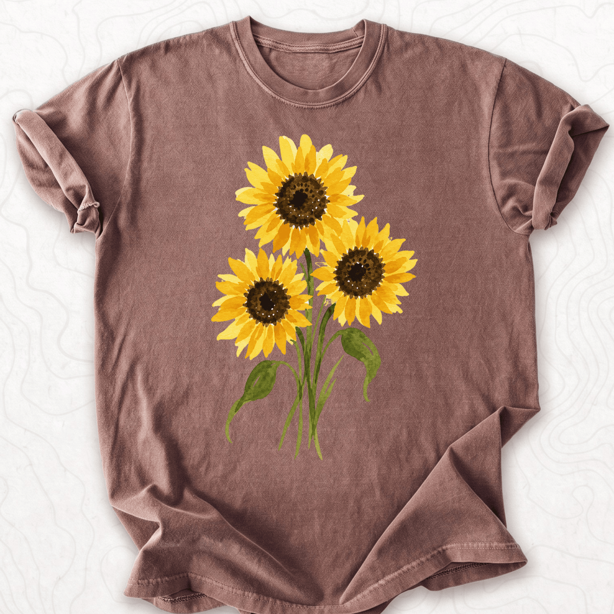Watercolor Sunflowers T-shirt