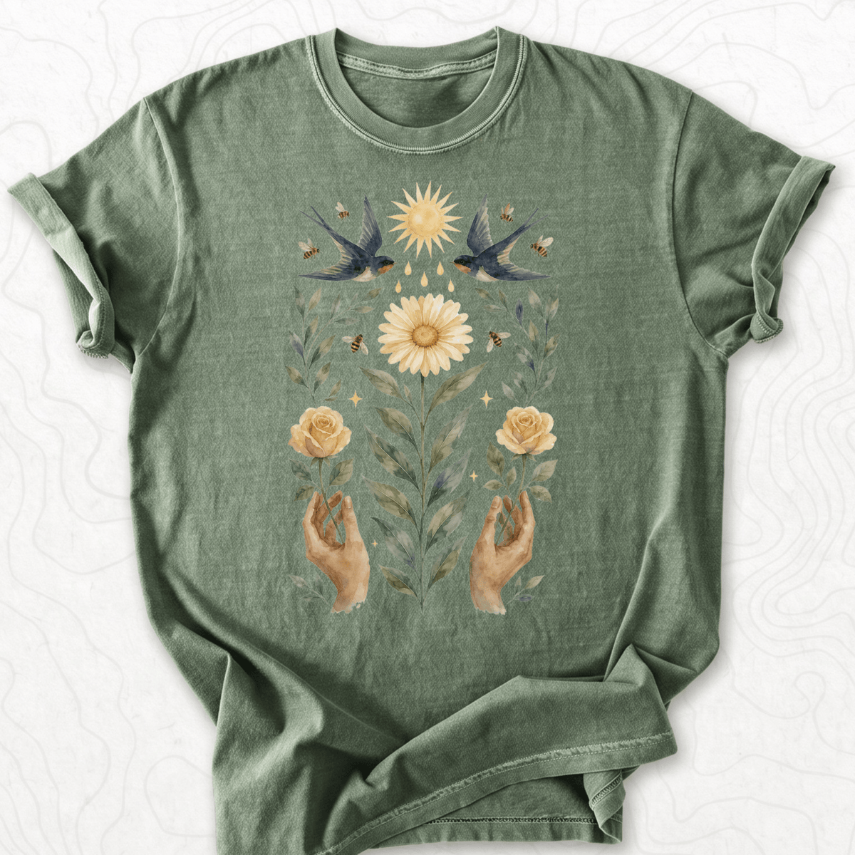 Botanical Swallow T-shirt