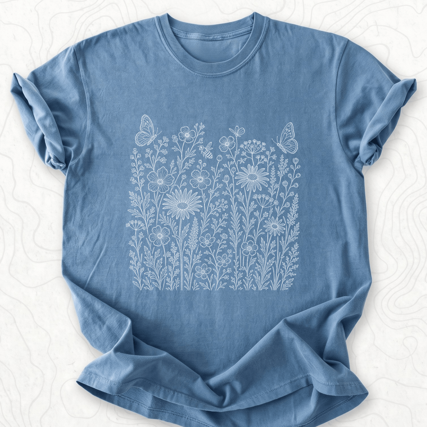 Wildflower Butterflies T-shirt