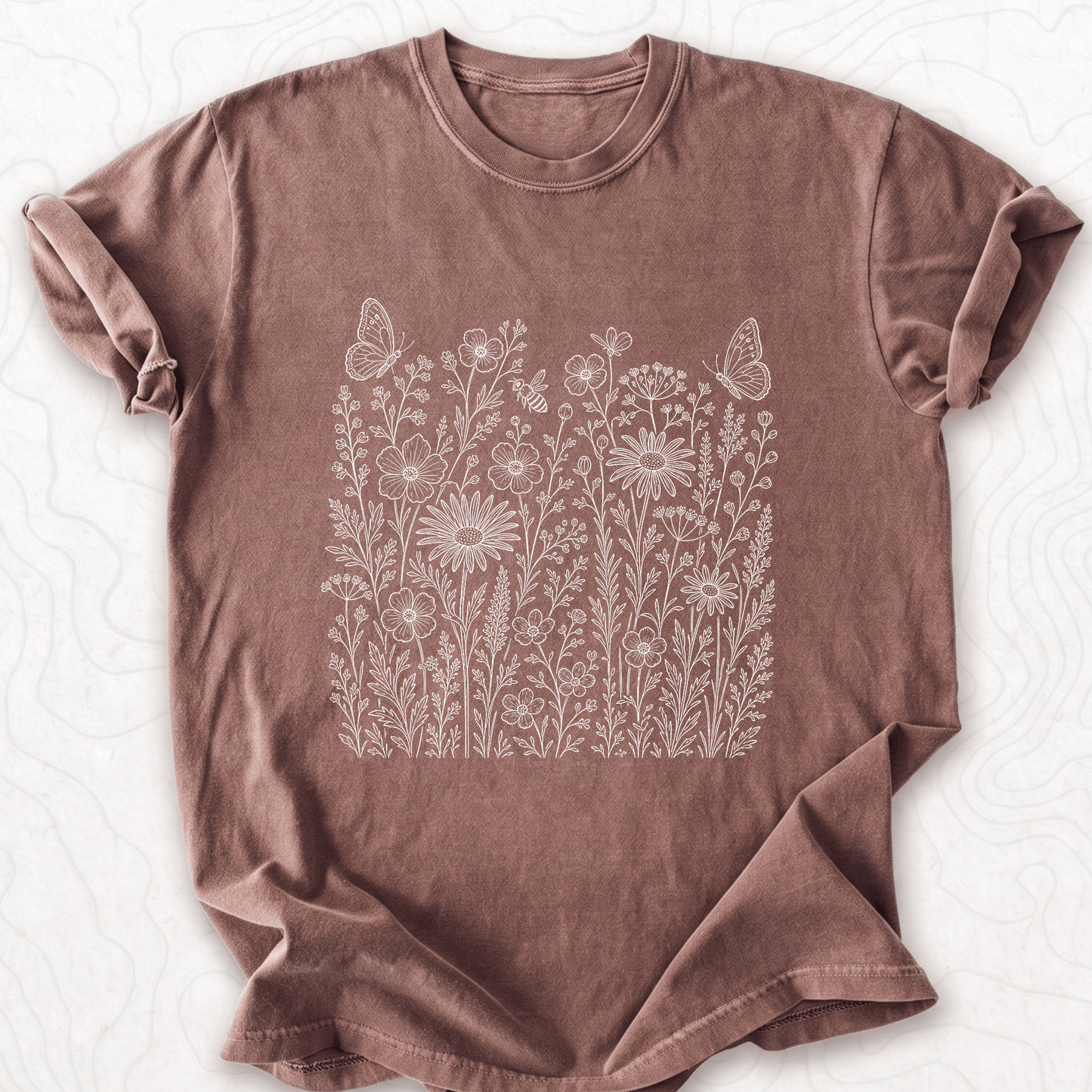 Wildflower Butterflies T-shirt