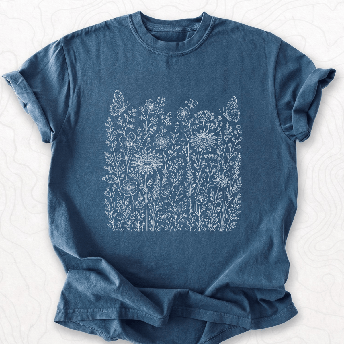 Wildflower Butterflies T-shirt