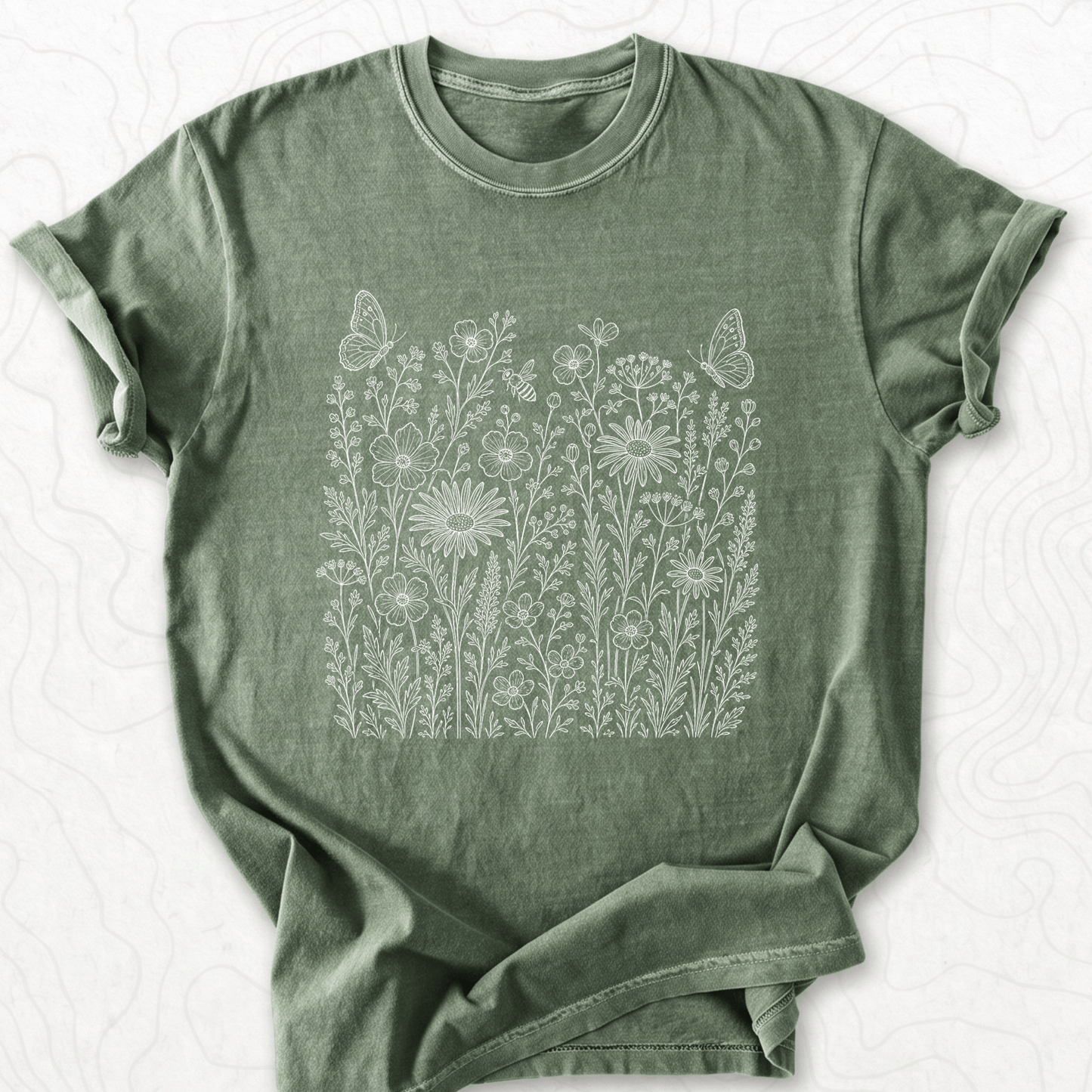 Wildflower Butterflies T-shirt