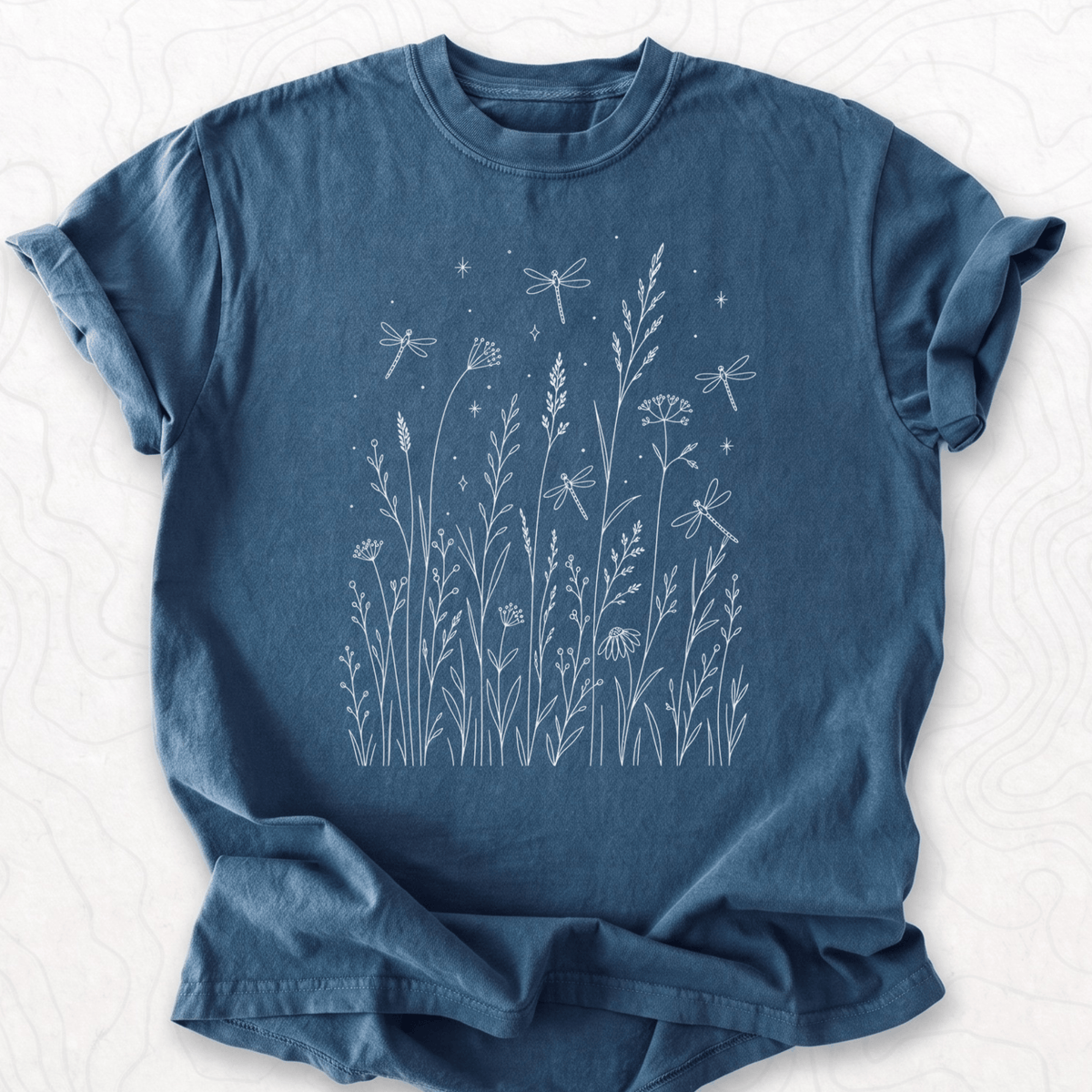 Wildflower Dragonflies T-shirt