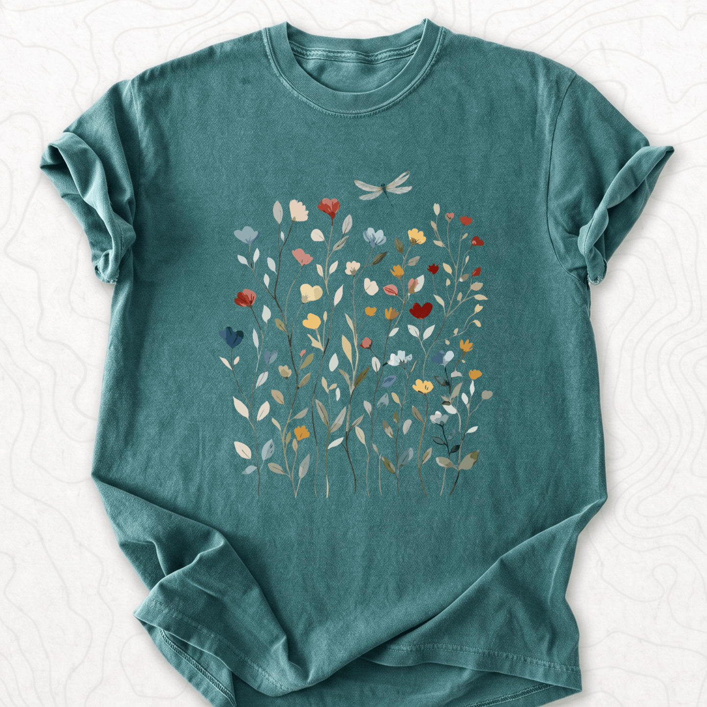 Wildflower Dragonfly T-shirt