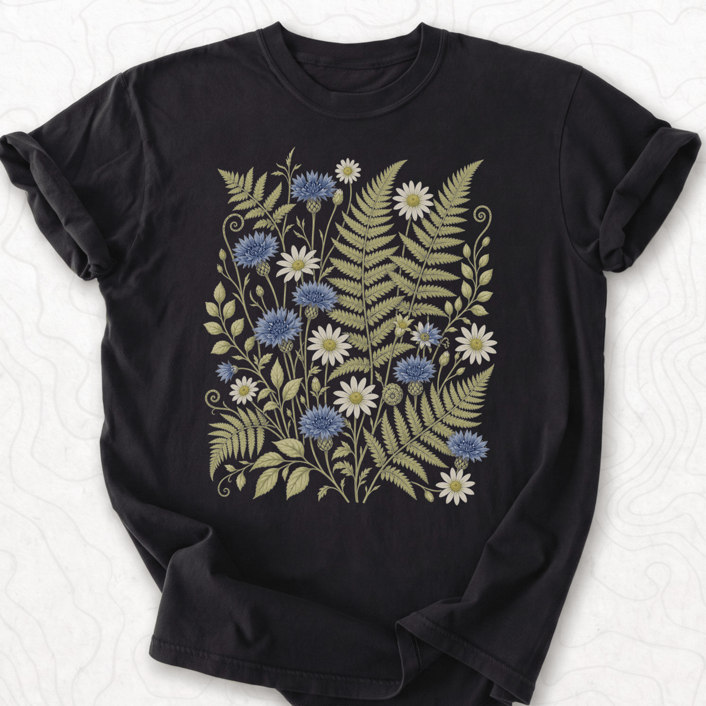 Wildflower Ferns T-shirt