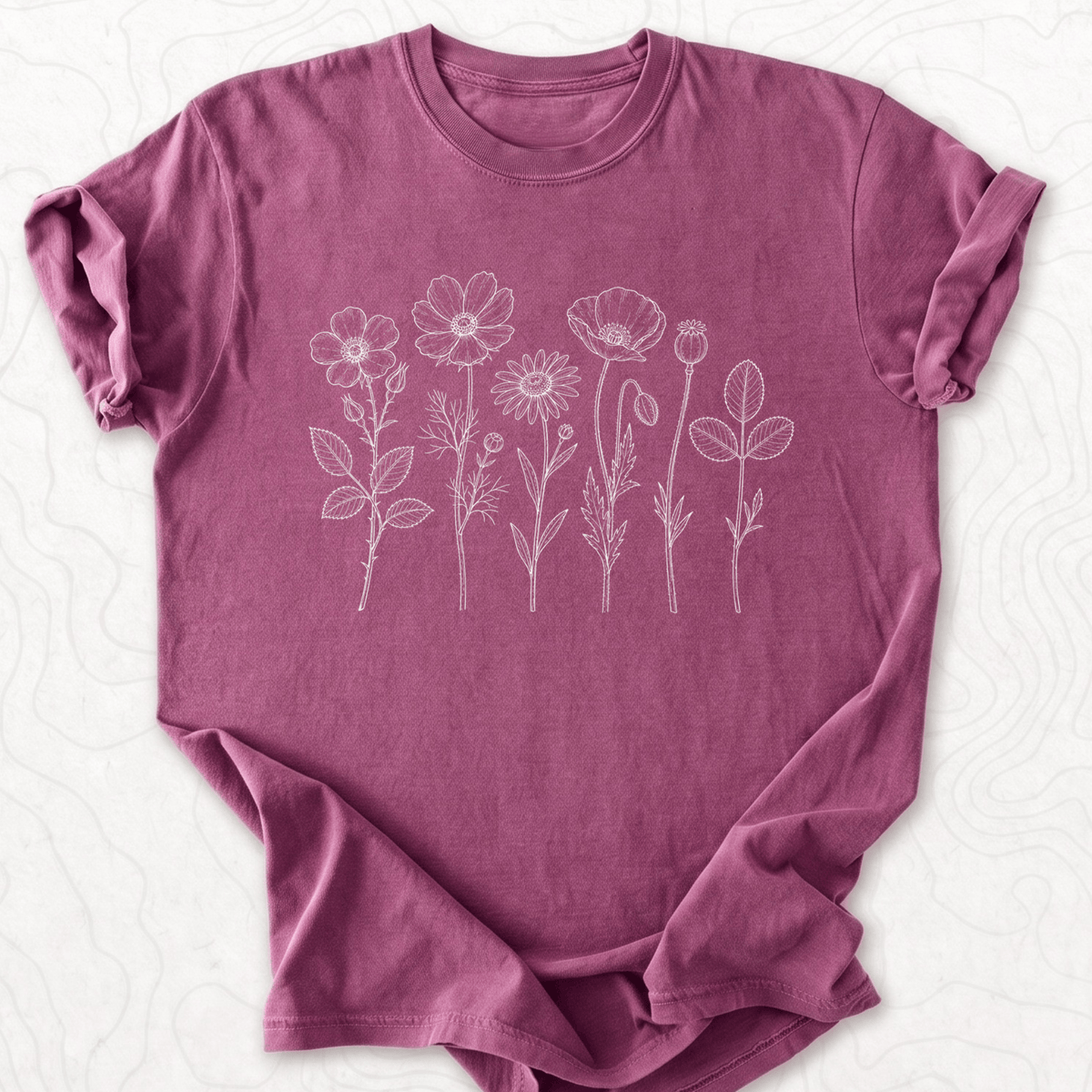 Wildflower Sketch T-shirt