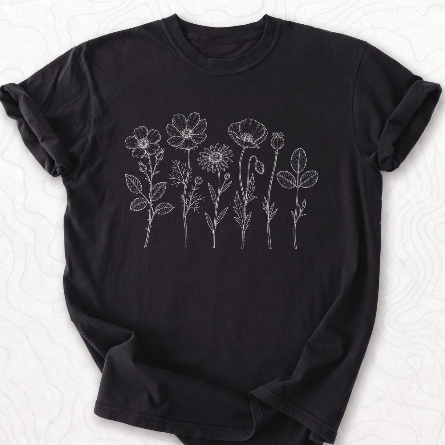 Wildflower Sketch T-shirt