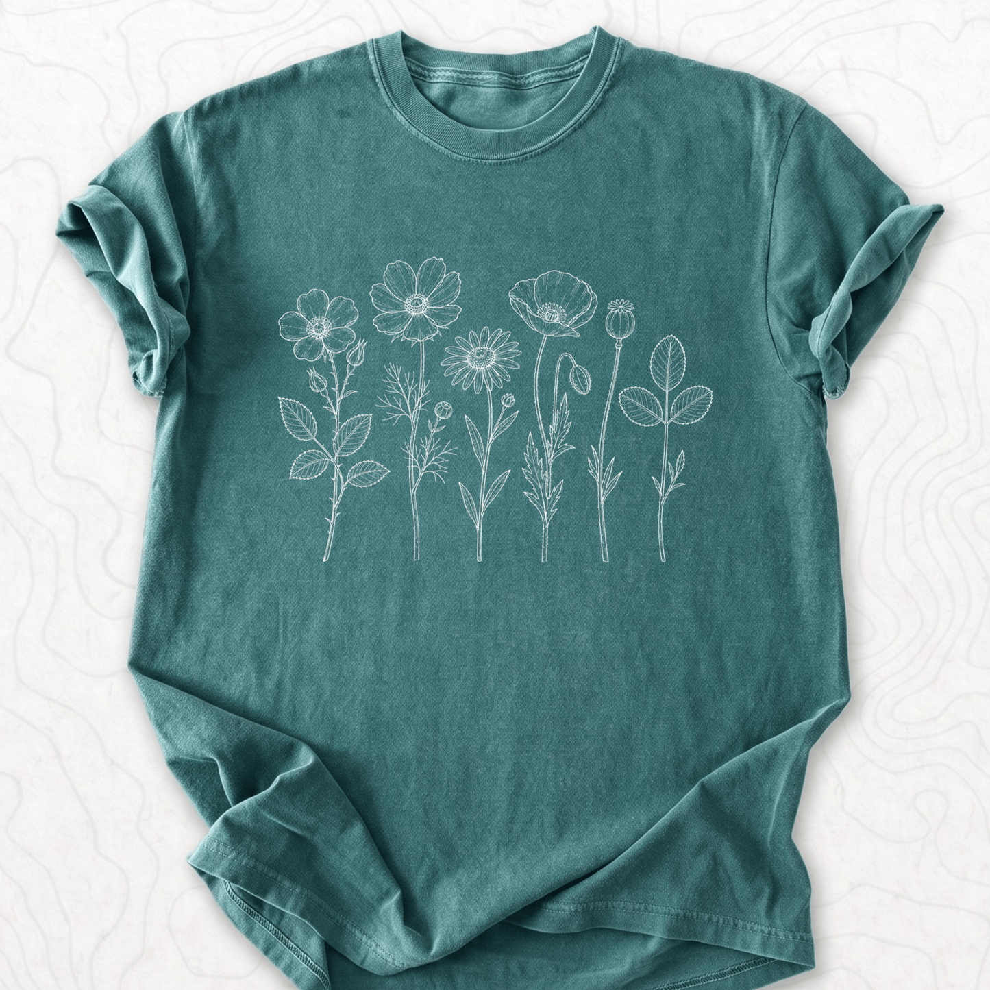 Wildflower Sketch T-shirt