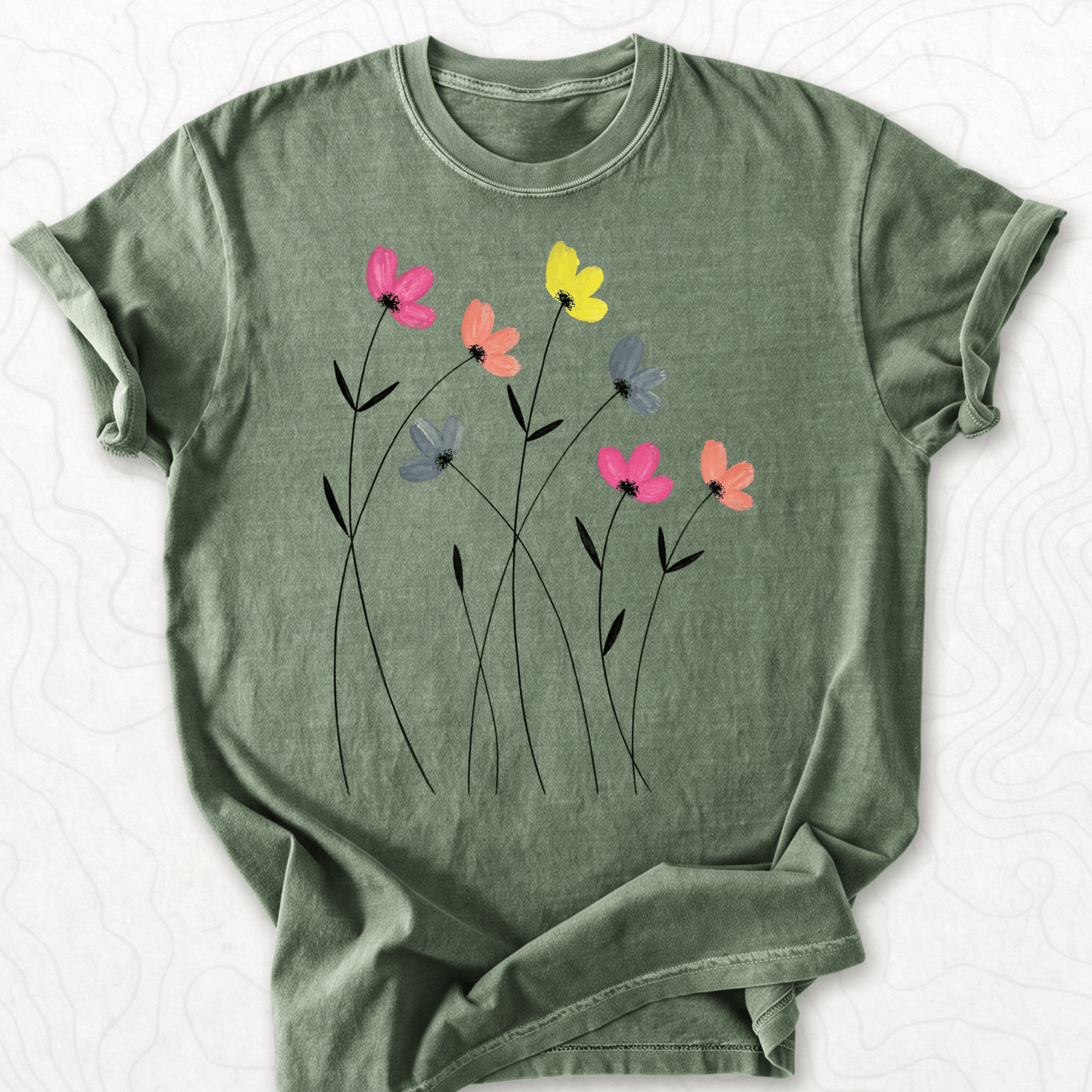 Wildflower Sketch T-shirt
