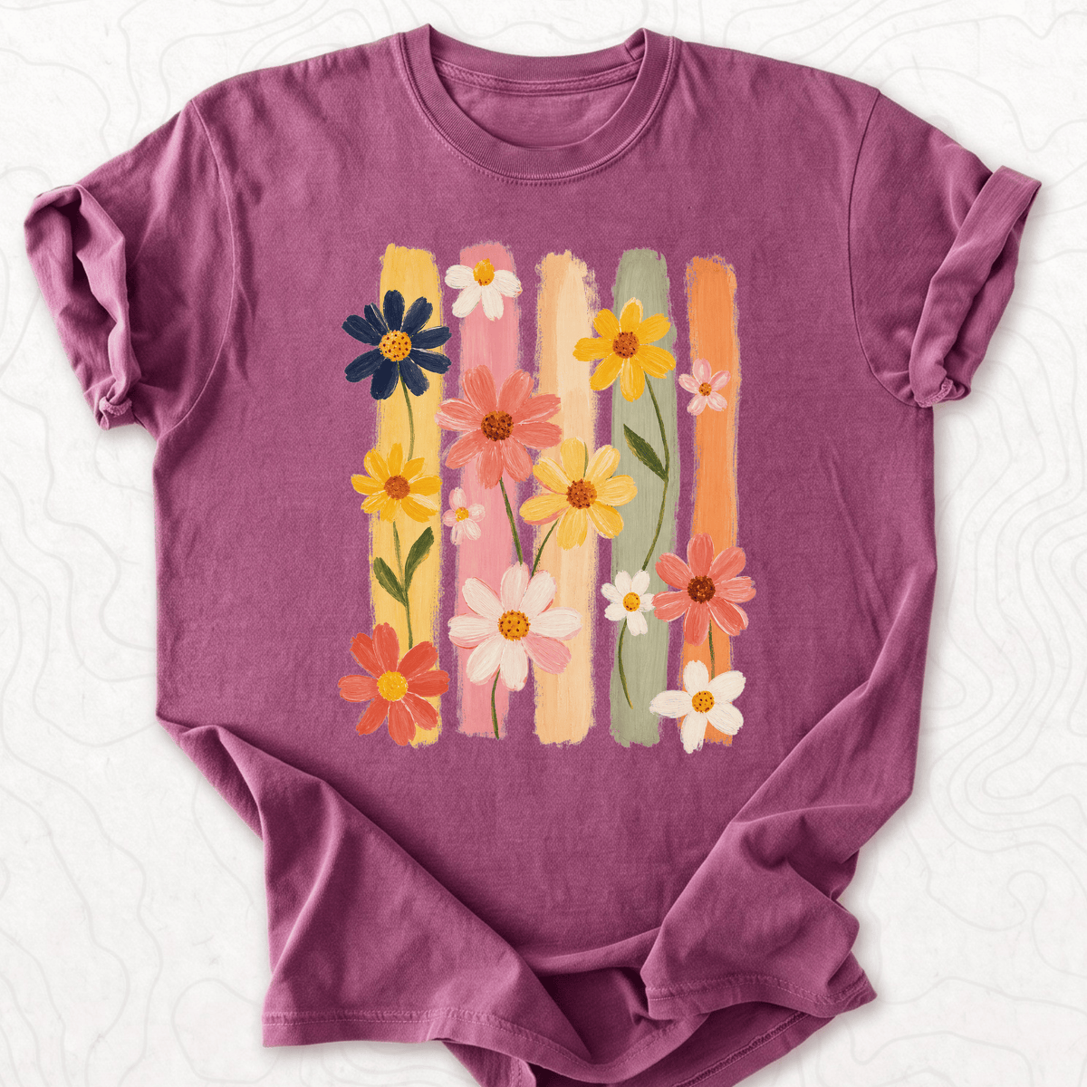 Wildflower Stripes T-shirt