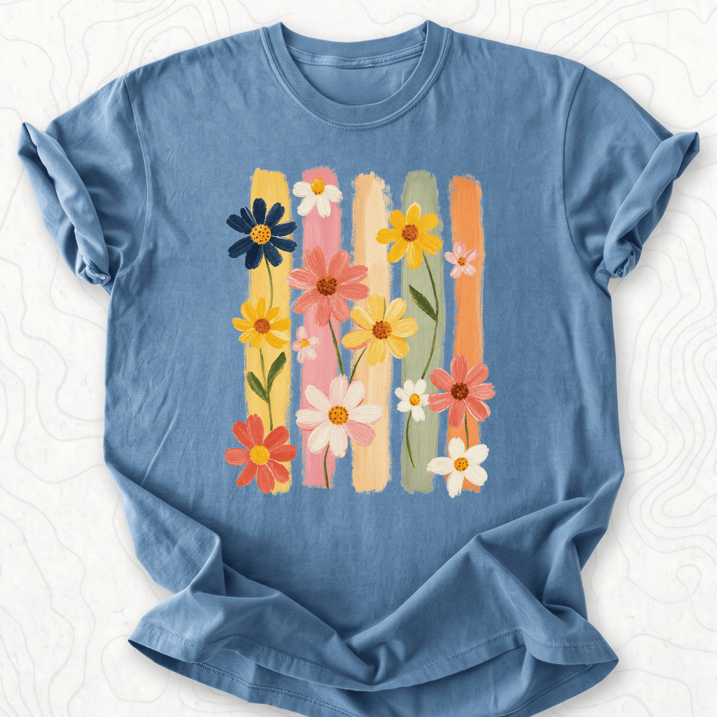 Wildflower Stripes T-shirt