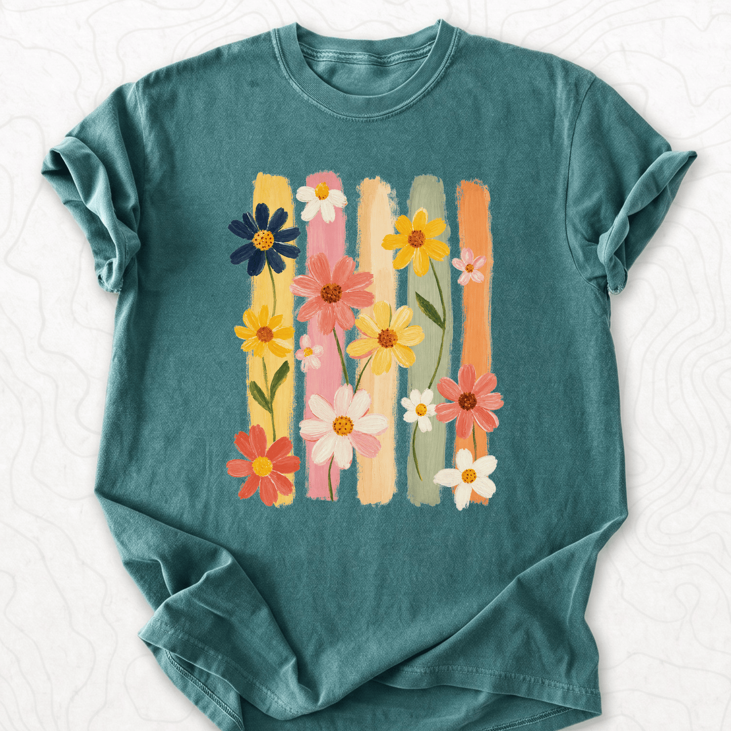 Wildflower Stripes T-shirt