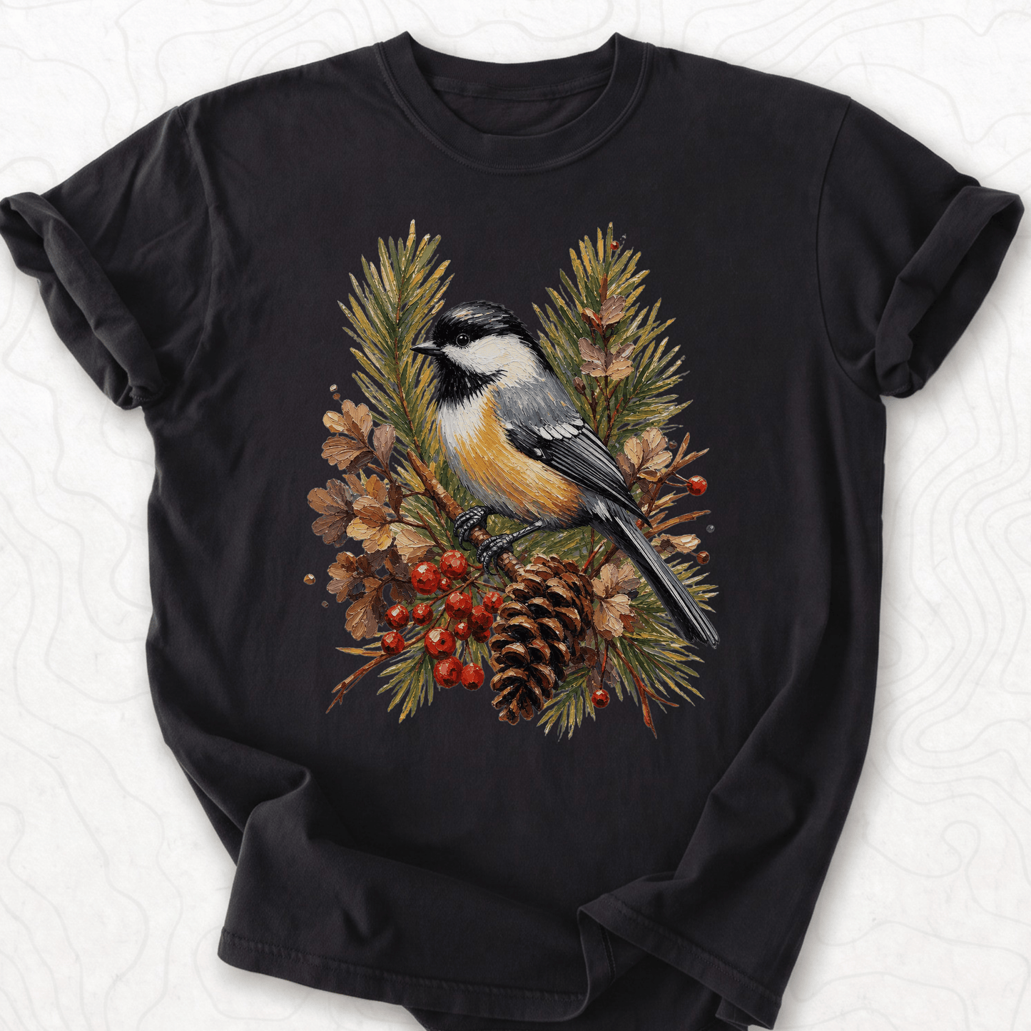 Winter Chickadee T-shirt