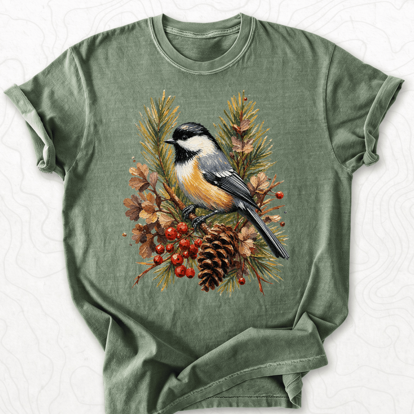 Winter Chickadee T-shirt
