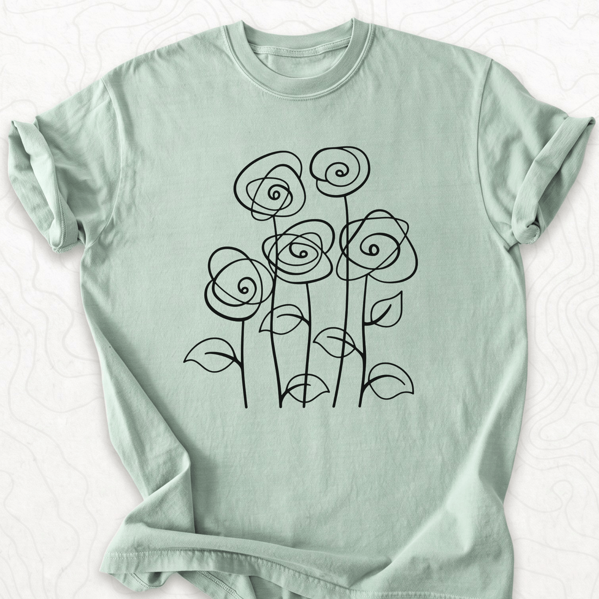 Abstract Roses T-shirt