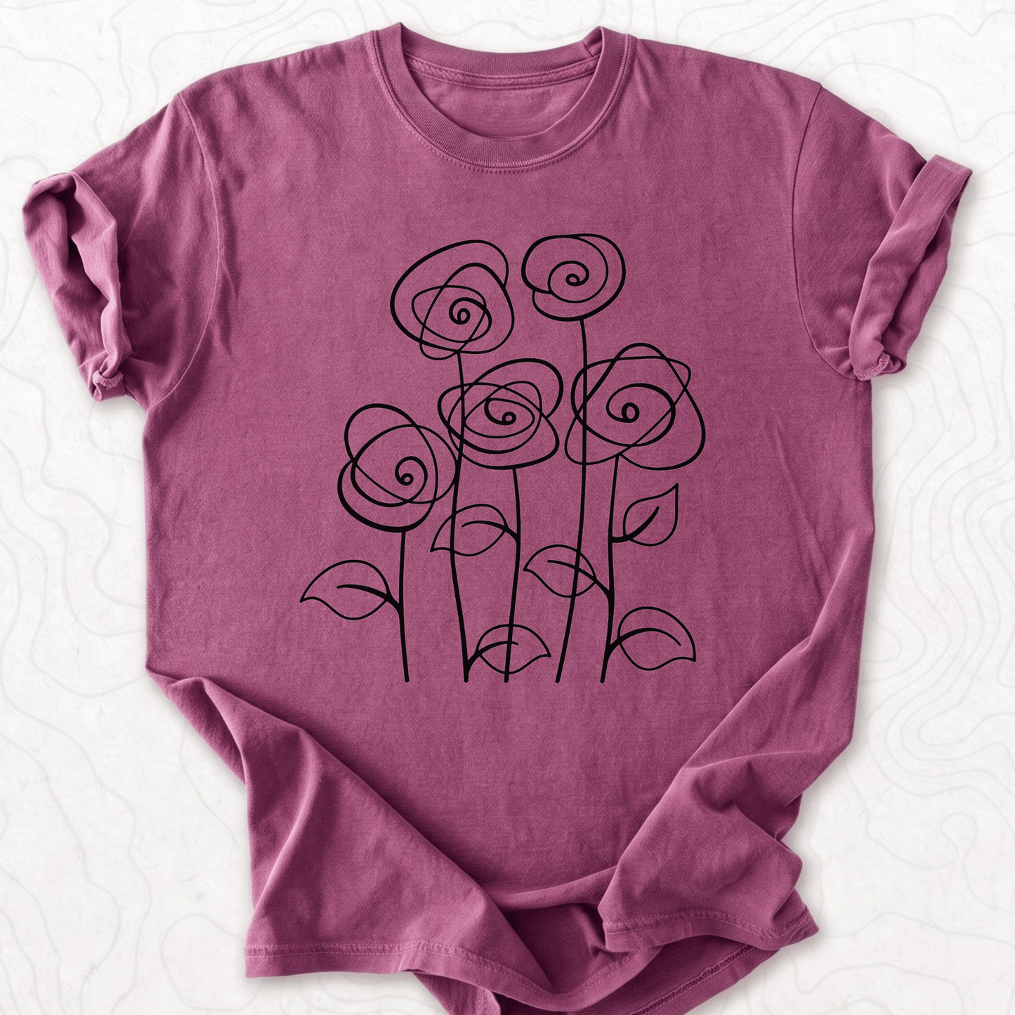 Abstract Roses T-shirt