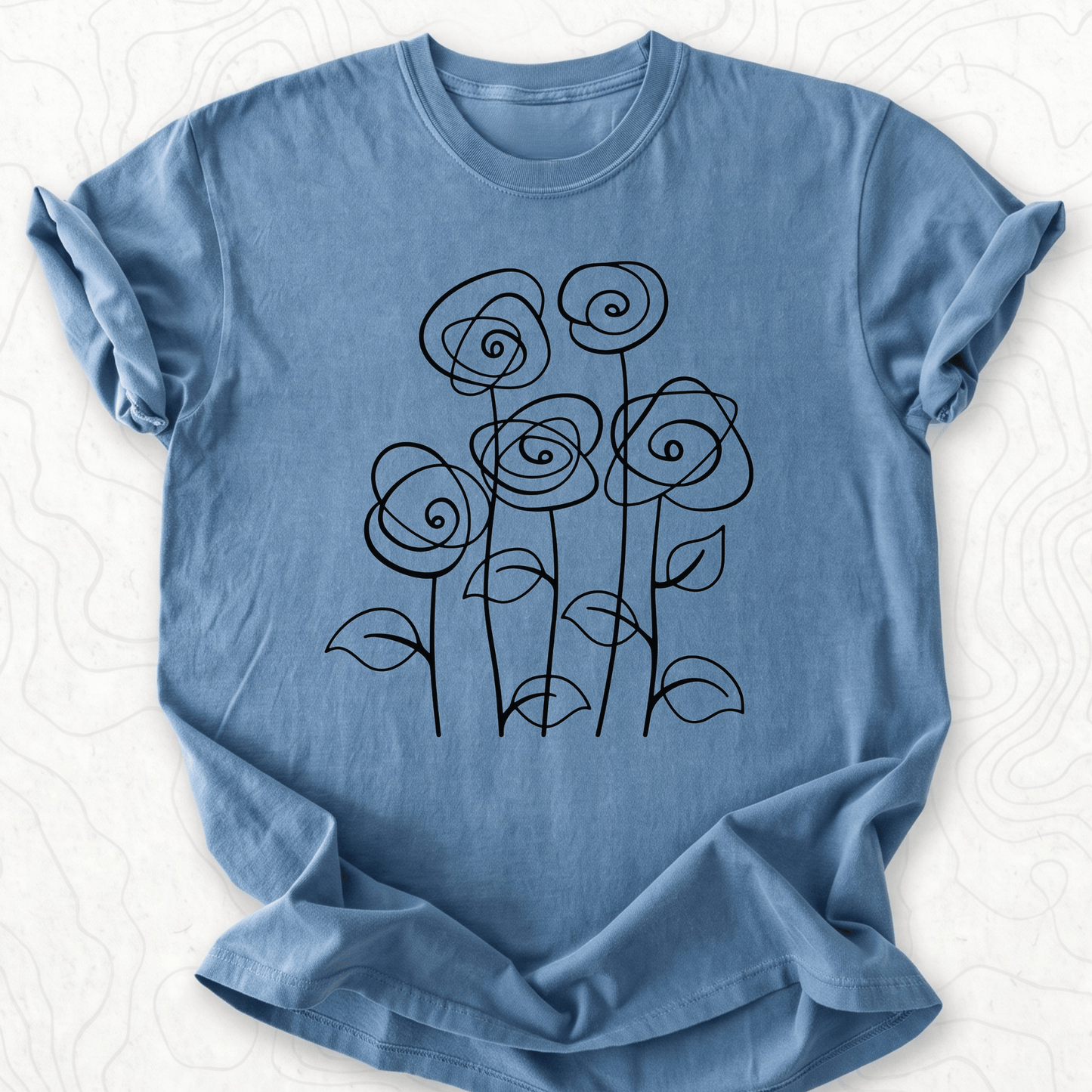 Abstract Roses T-shirt