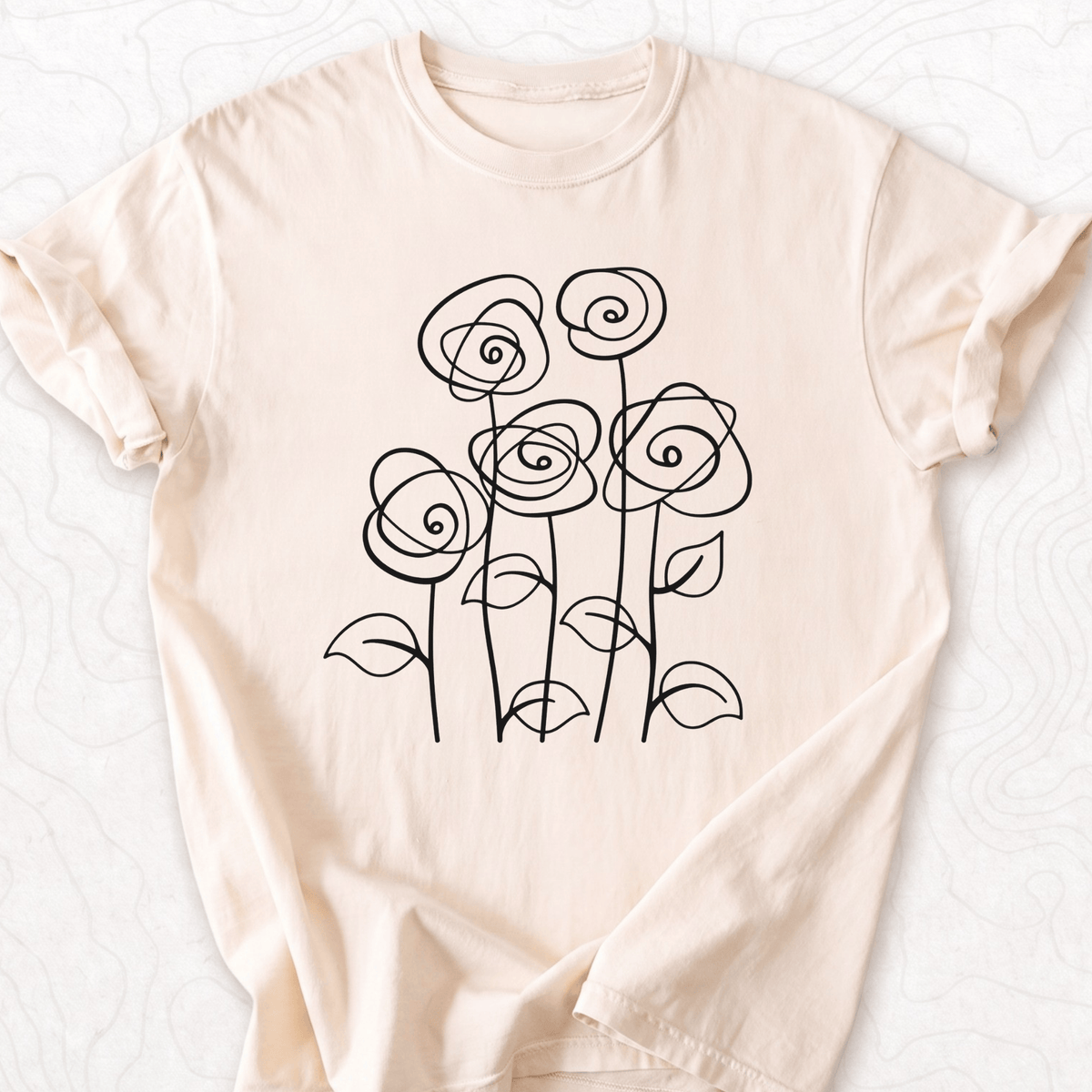 Abstract Roses T-shirt