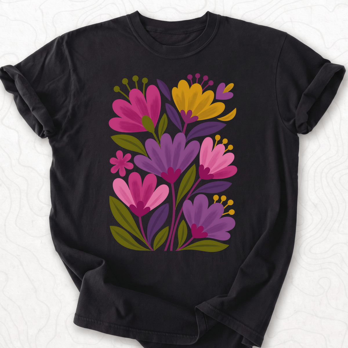 Colorful Floral Bouquet T-shirt
