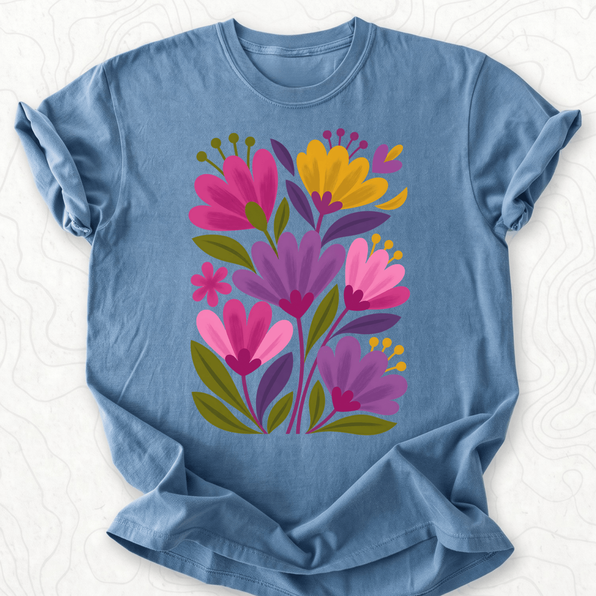 Colorful Floral Bouquet T-shirt