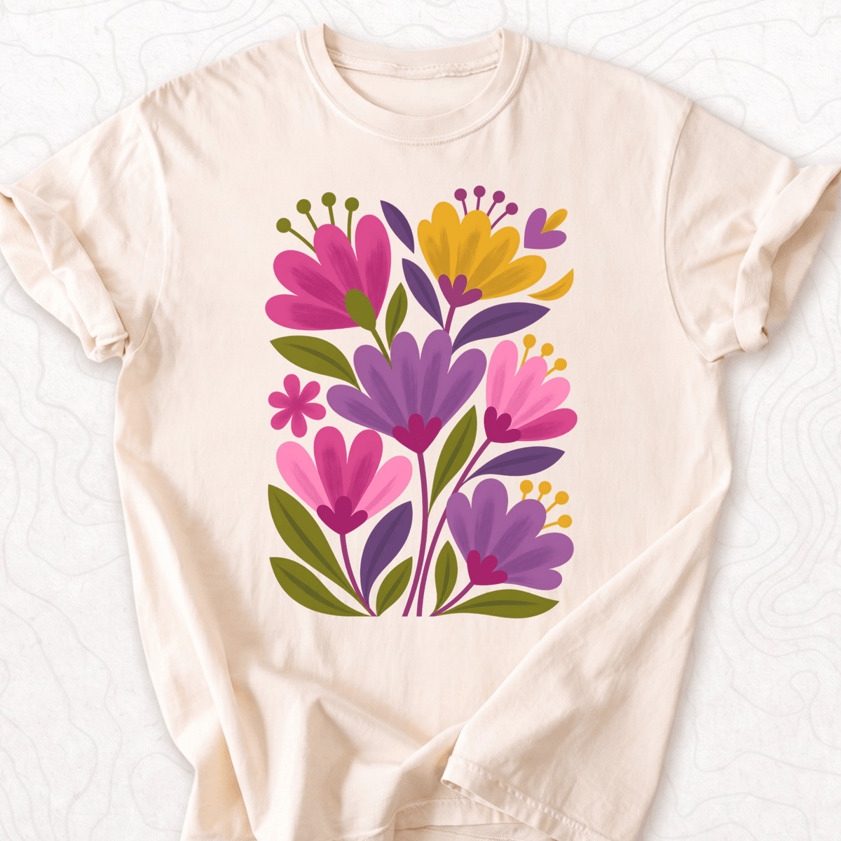 Colorful Floral Bouquet T-shirt