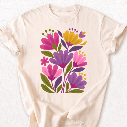 Colorful Floral Bouquet T-shirt