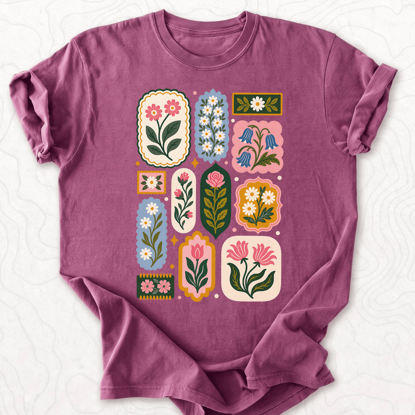 Floral Patchwork T-shirt