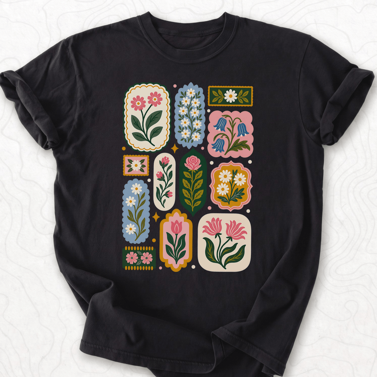 Floral Patchwork T-shirt