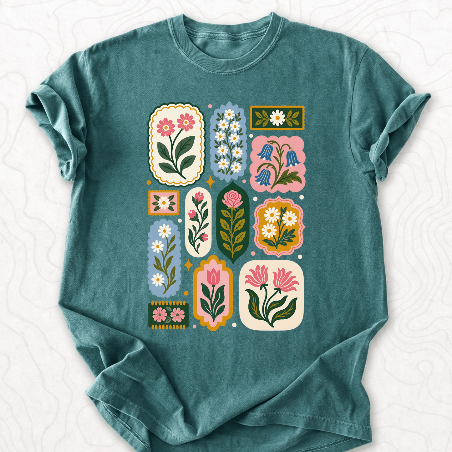 Floral Patchwork T-shirt