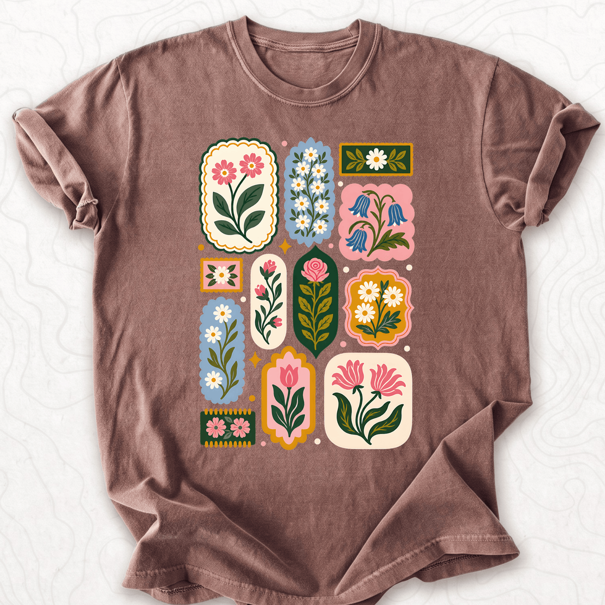 Floral Patchwork T-shirt
