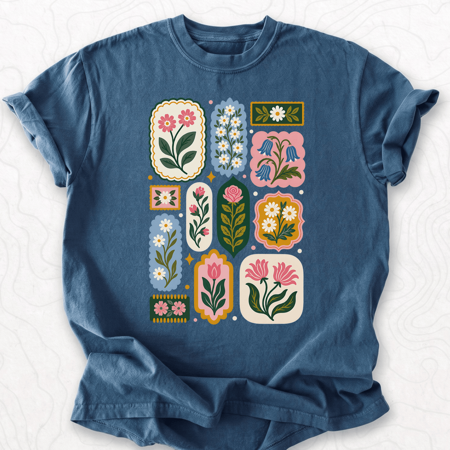 Floral Patchwork T-shirt