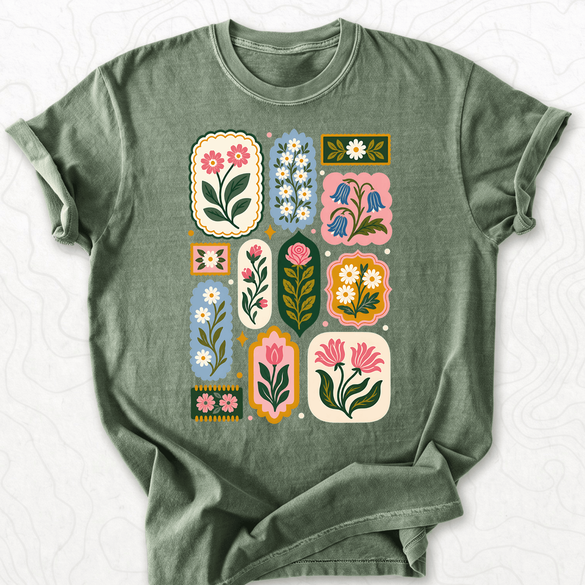 Floral Patchwork T-shirt