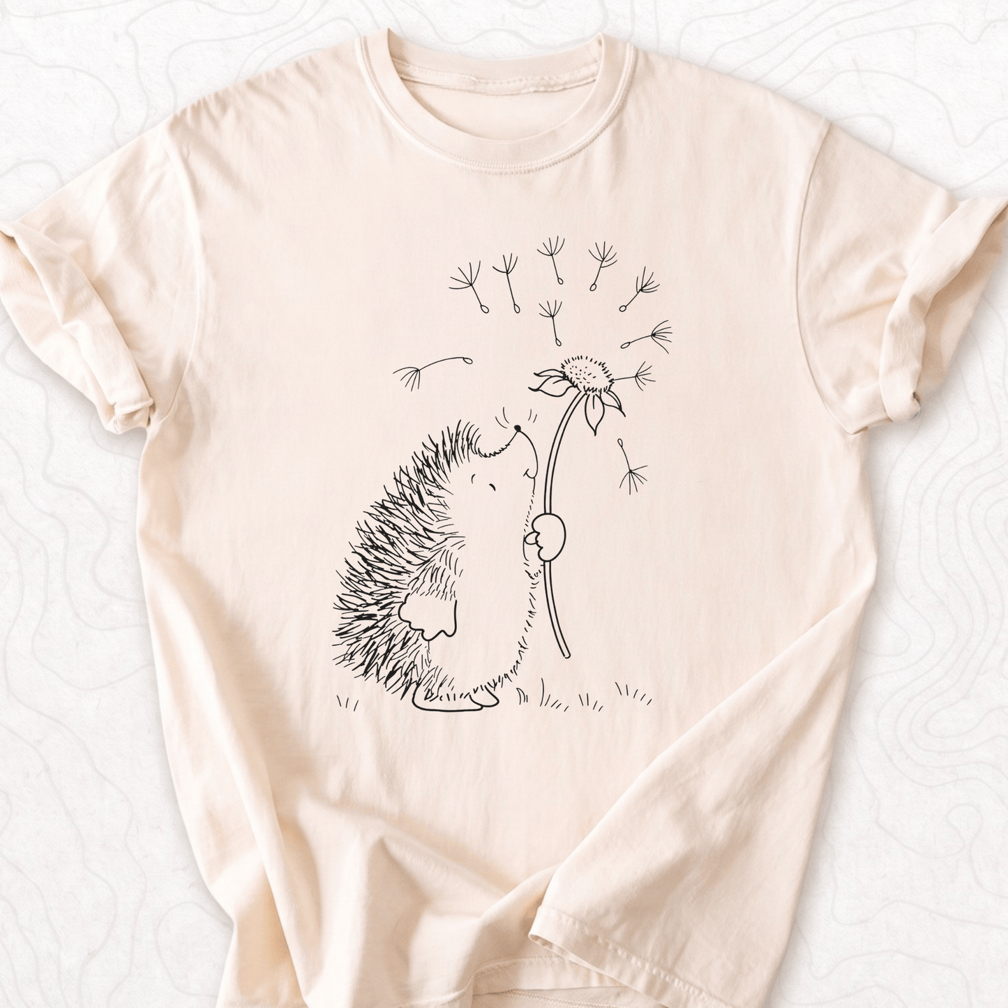 Hedgehog Dandelion T-shirt