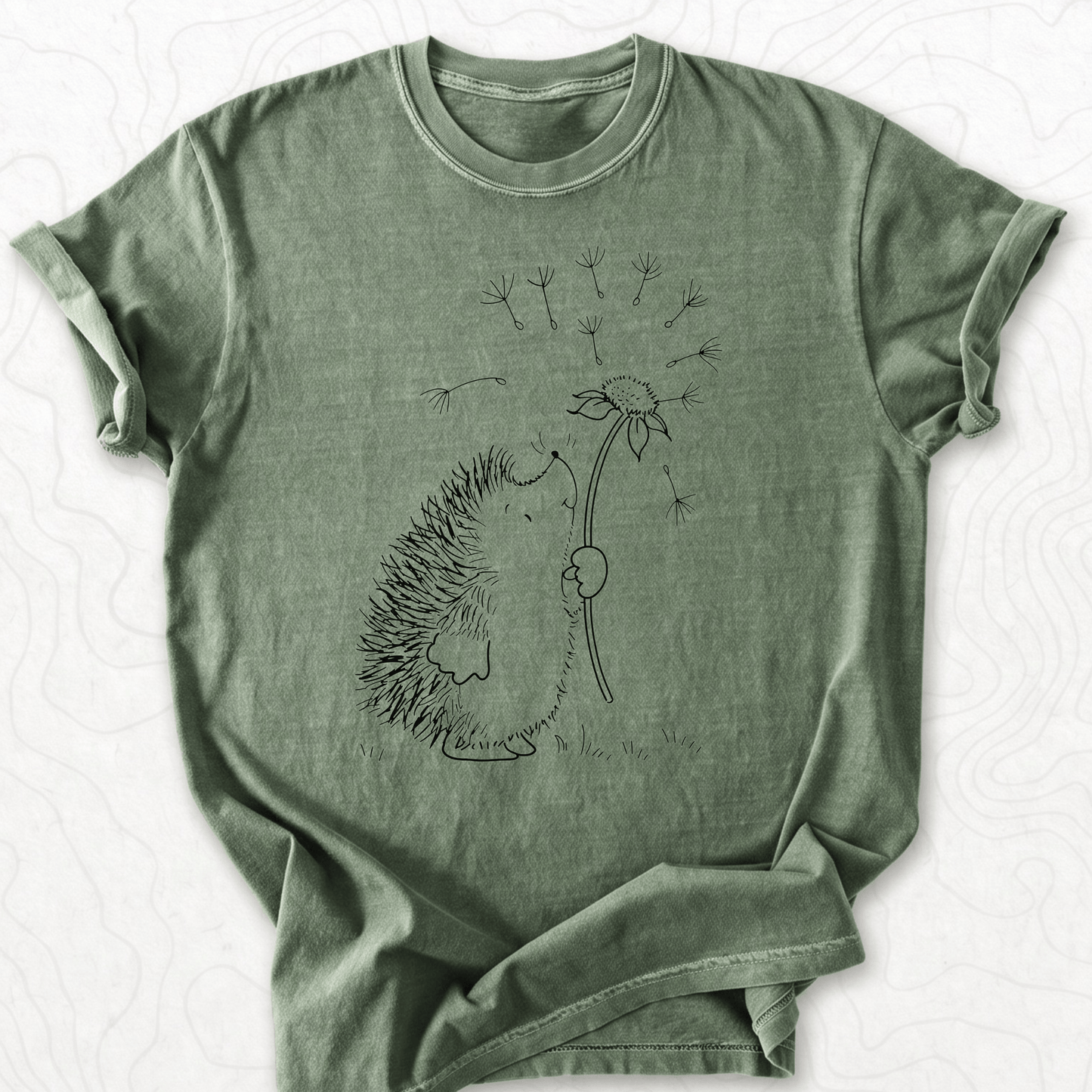 Hedgehog Dandelion T-shirt