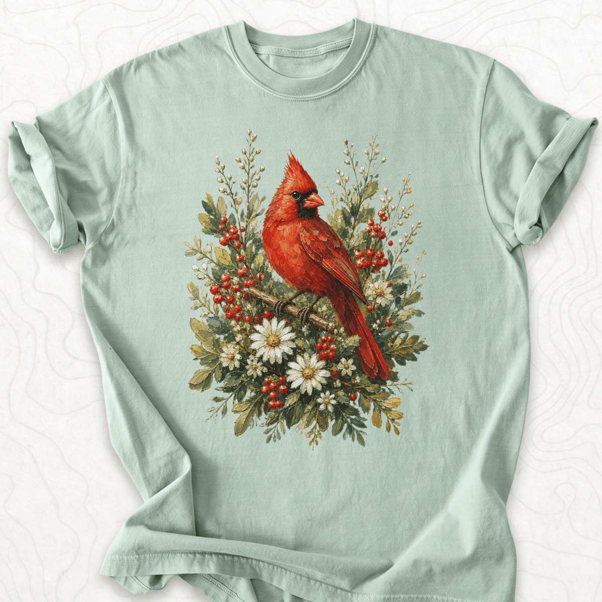 Cardinal Floral T-shirt