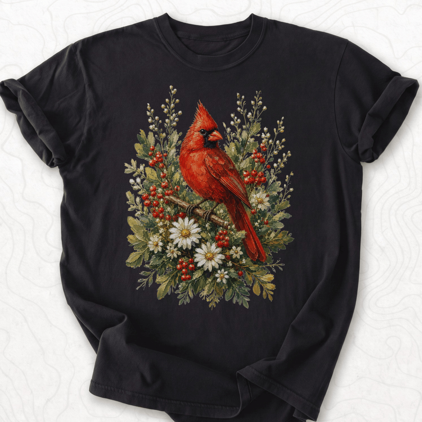 Cardinal Floral T-shirt