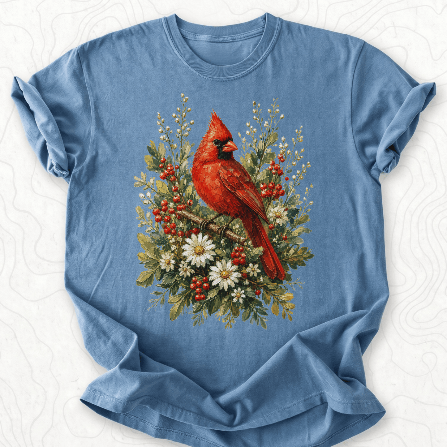 Cardinal Floral T-shirt