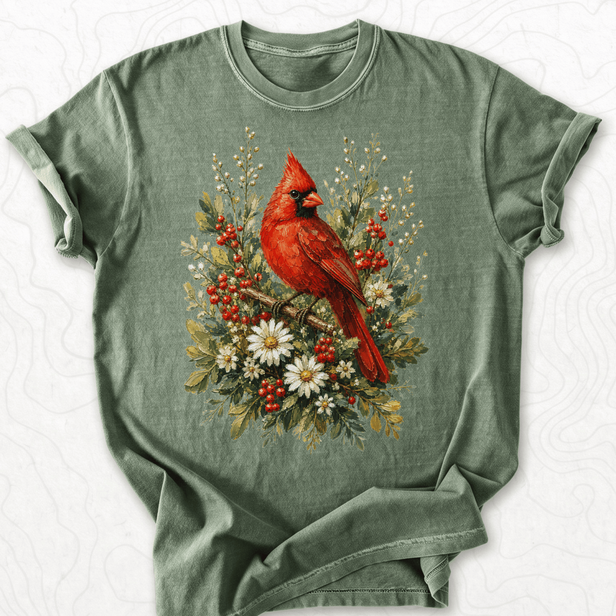 Cardinal Floral T-shirt