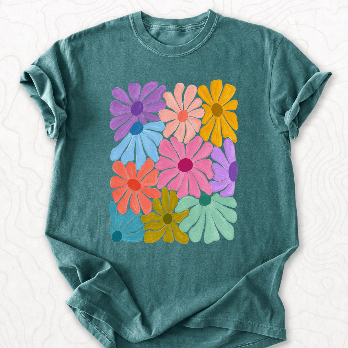 Colorful Daisy Bouquet T-shirt