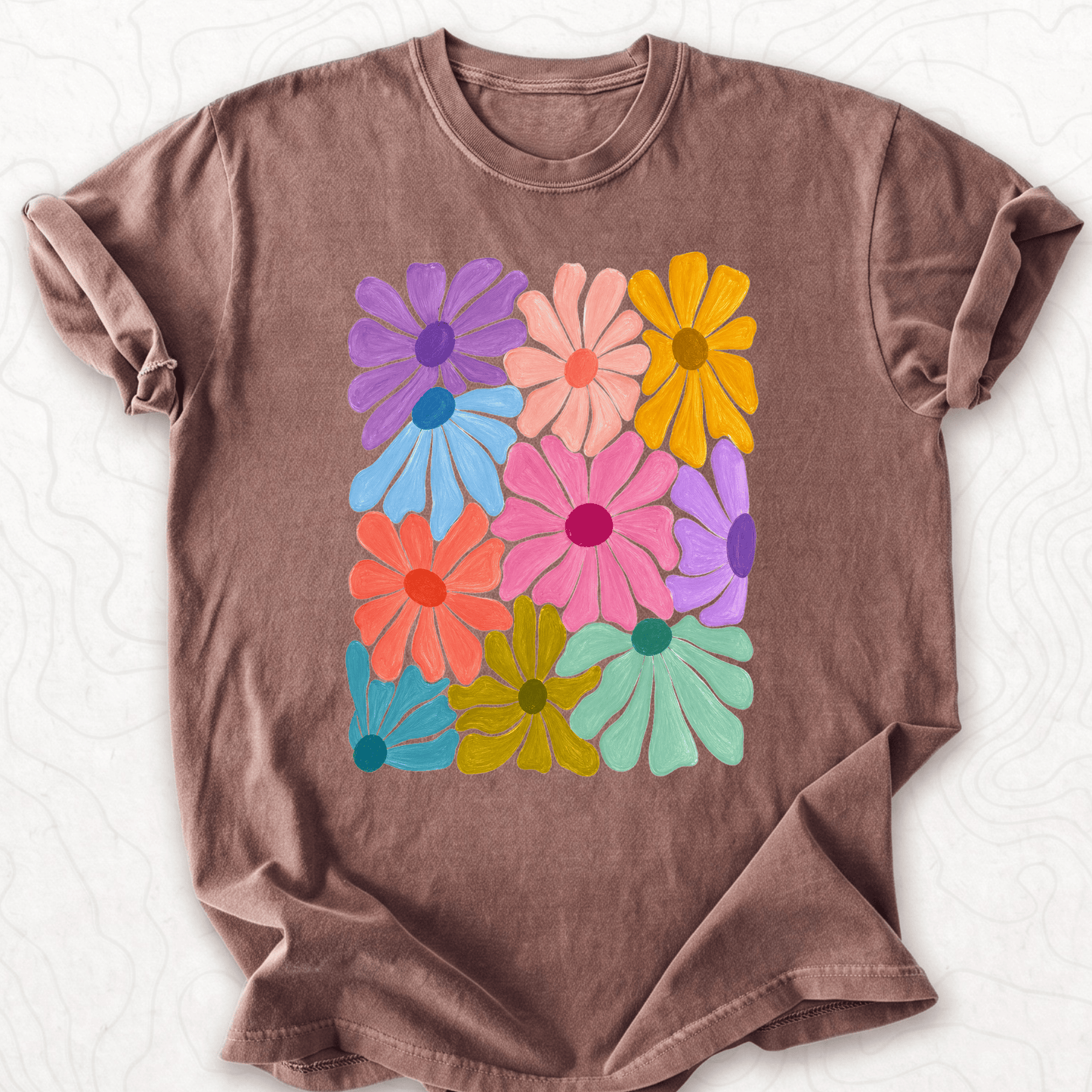 Colorful Daisy Bouquet T-shirt