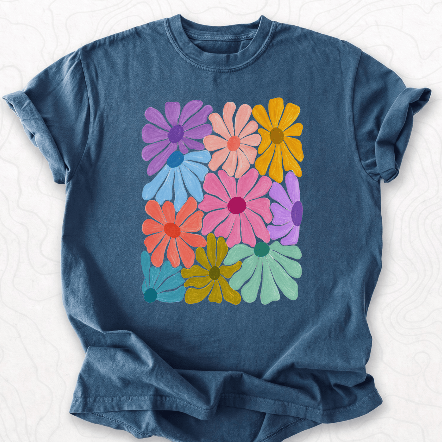 Colorful Daisy Bouquet T-shirt