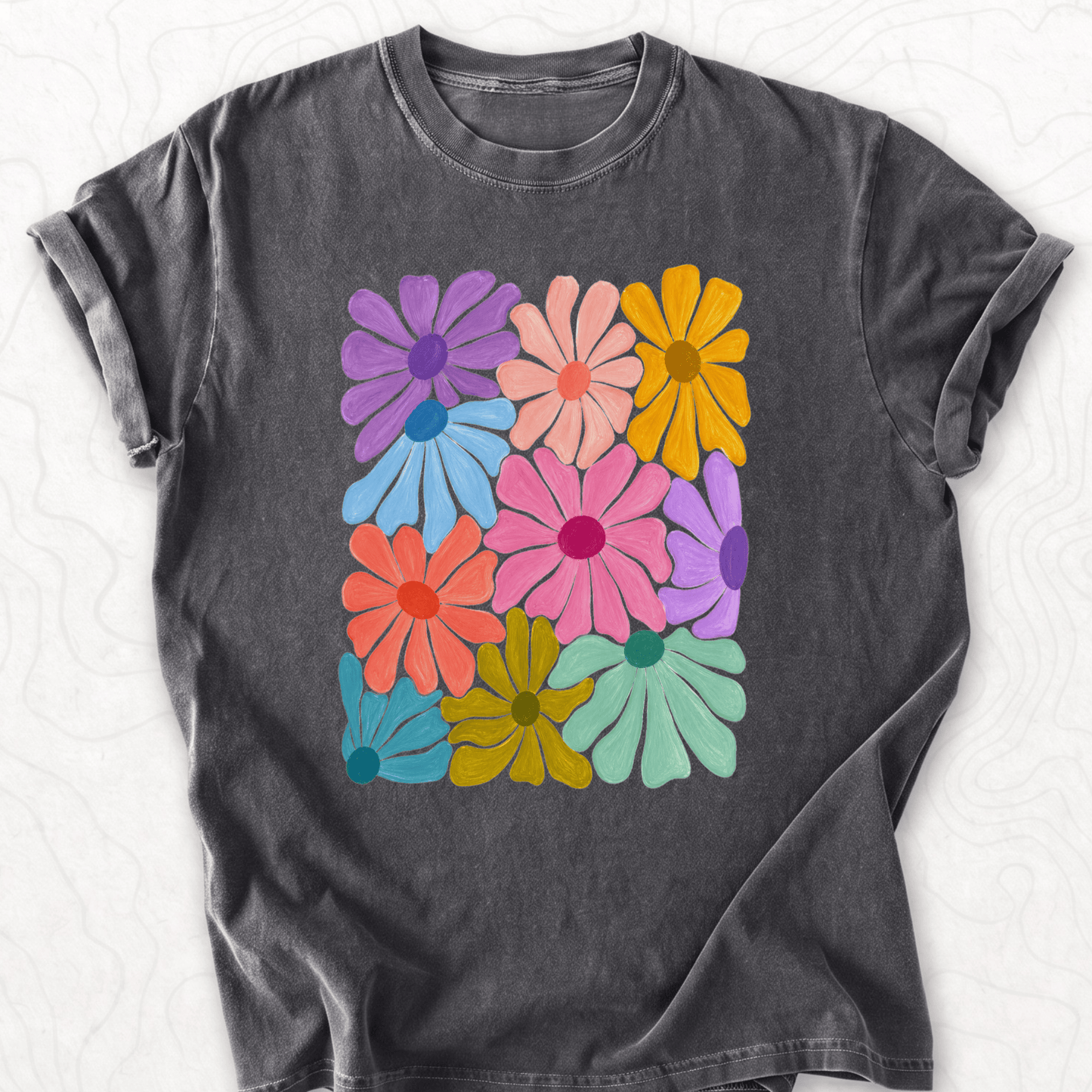 Colorful Daisy Bouquet T-shirt