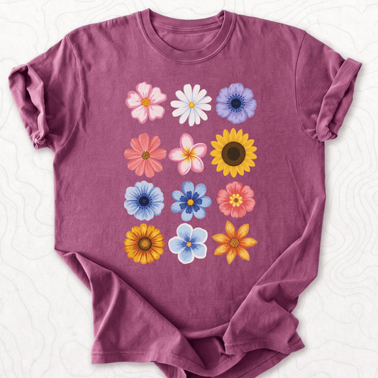 Colorful Flowers T-shirt
